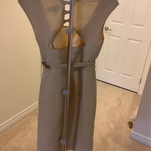 Evening knee length dress and jacket - Picture 3 of 3